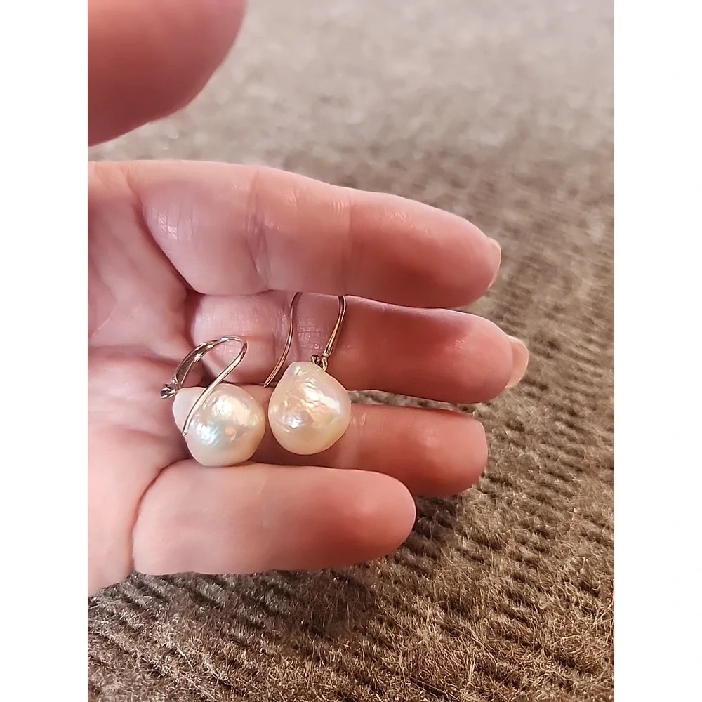 Sterling Silver Earrings 925  Honora Fresh‎ Water Pearls
